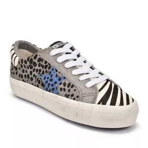 Vintage Havana Deluxe Brand Women's Superstar Sneakers Zebra Leopard Star